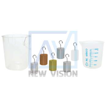 Bộ dụng cụ đo khối lượng riêng - 6 vật nặng