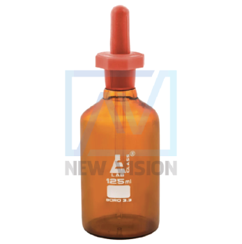 Lọ thuỷ tinh miệng hẹp kèm ống hút nhỏ giọt, nâu